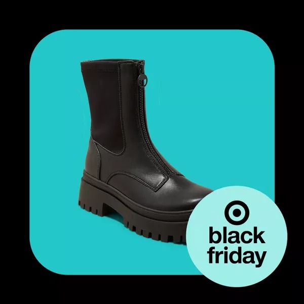 Target black store friday boots